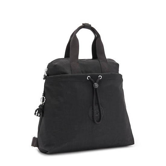 Kipling Goyo Medium Backpack Tote Håndtaske Sort | DK 1270WN